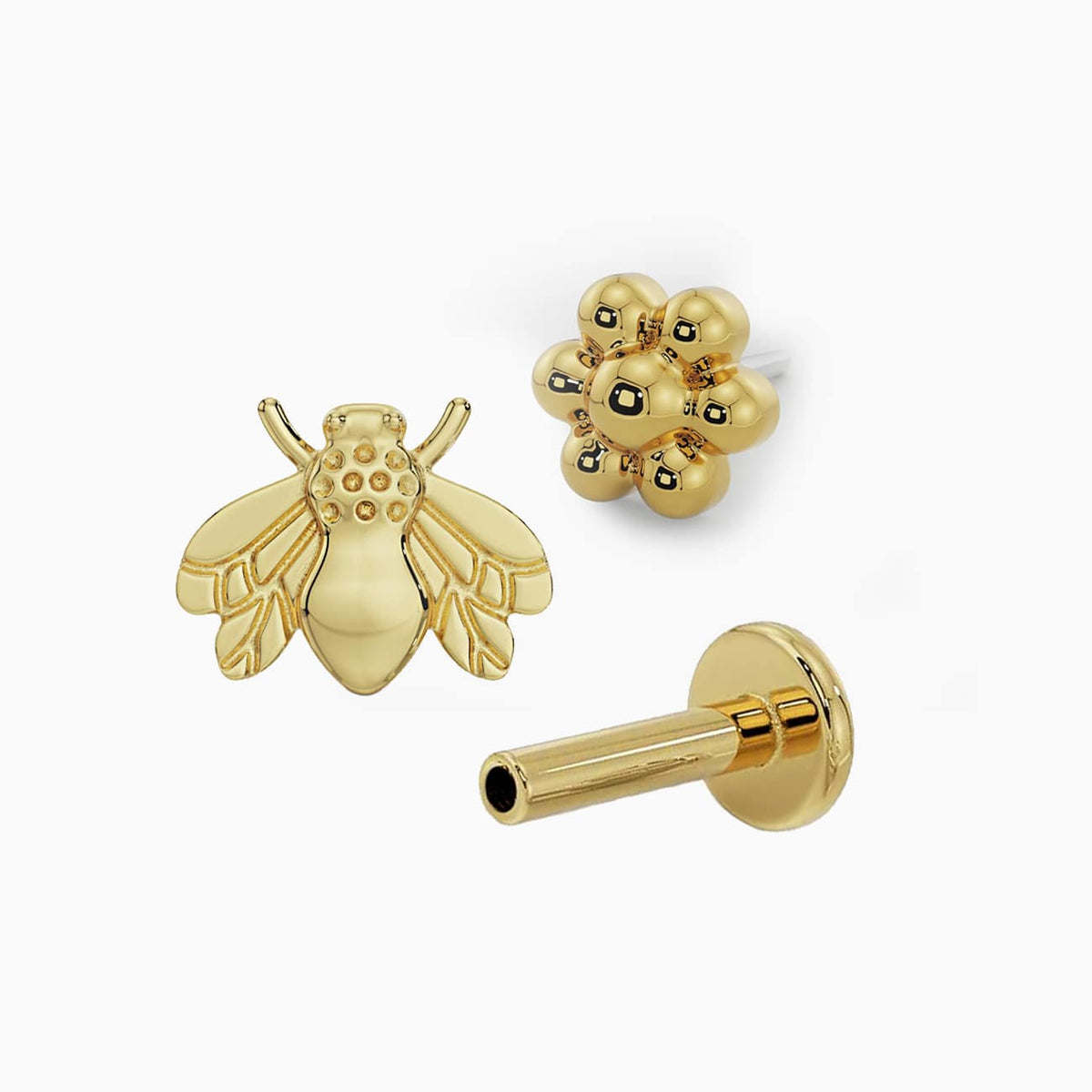 Bumble Bee Stud Earrings For Women And Girls, Bee Jewelry - Honey Bee Gifts  For Girls And Tweens