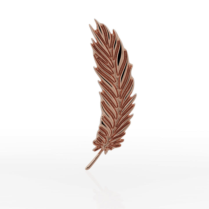 Feather Piercing Stud End