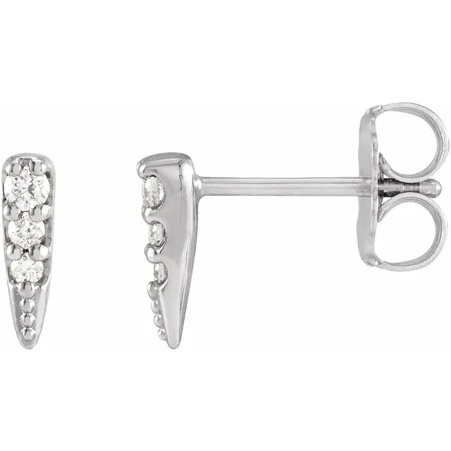 Diamond Spike Earrings