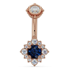 Majesty's Rose Halo Navel Ring