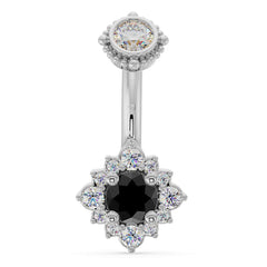 Majesty's Rose Halo Navel Ring