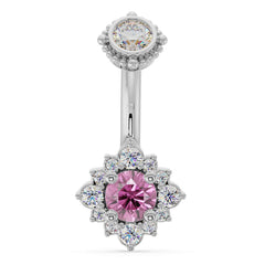 Majesty's Rose Halo Navel Ring