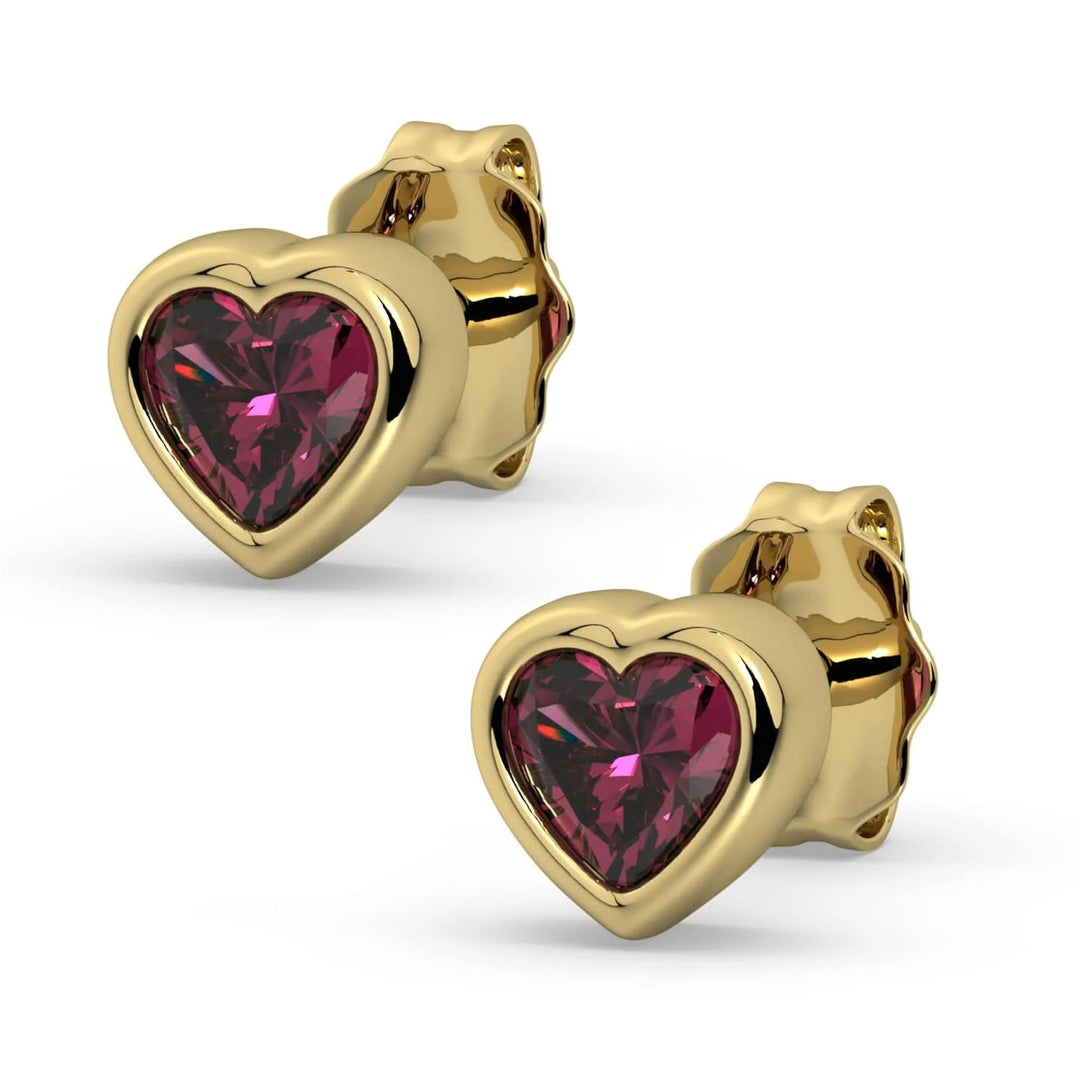 Gem Heart Earring