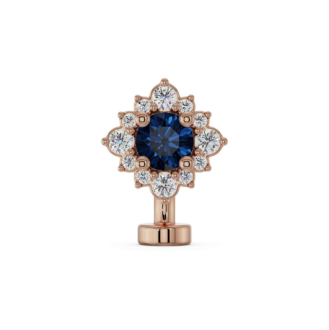 Majesty's Rose Halo Floating Navel Ring