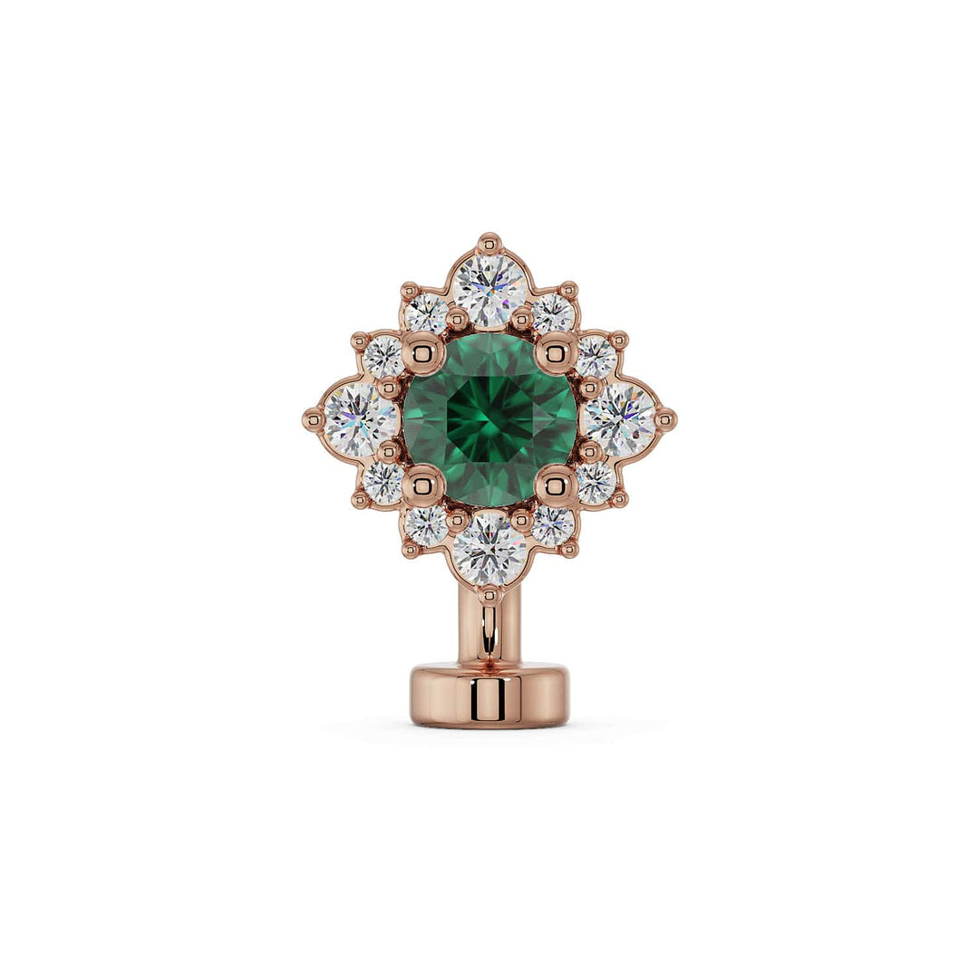 Majesty's Rose Halo Floating Navel Ring