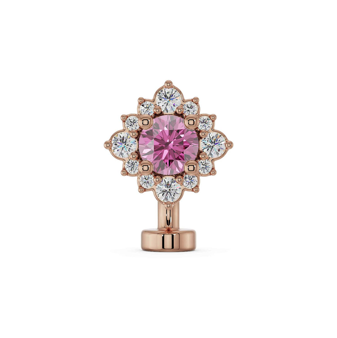 Majesty's Rose Halo Floating Navel Ring