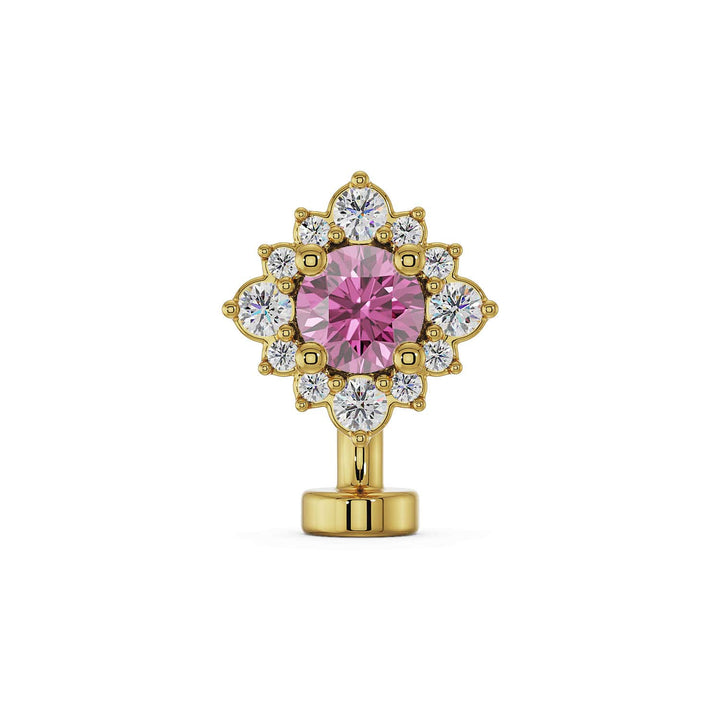 Majesty's Rose Halo Floating Navel Ring