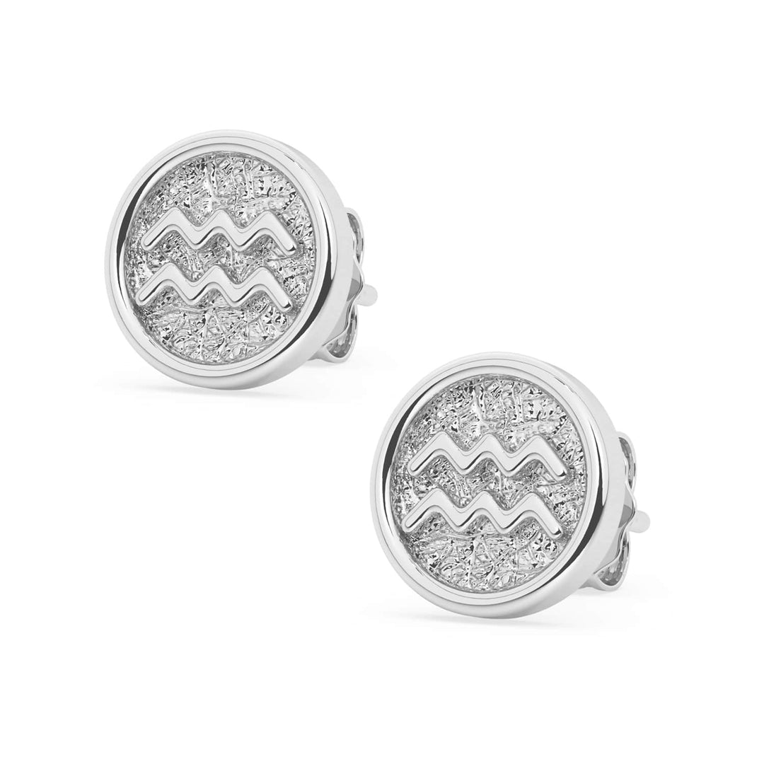 Aquarius Zodiac Earring