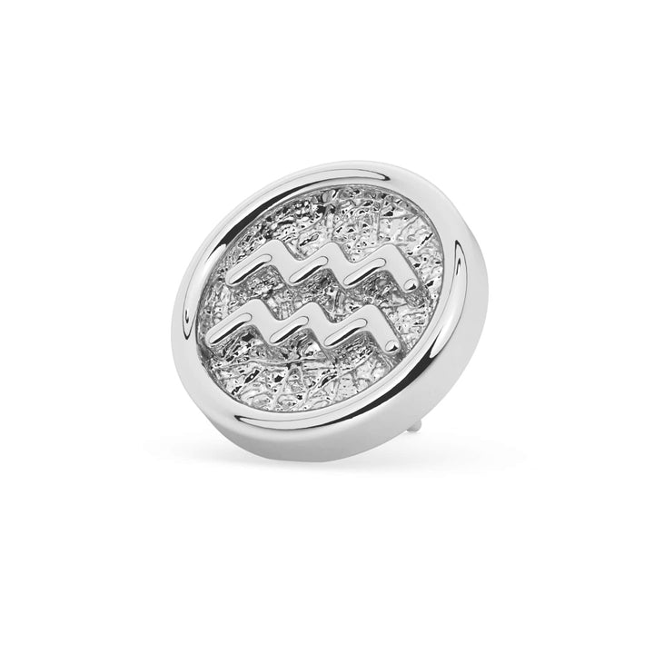 Aquarius Zodiac Piercing Stud End