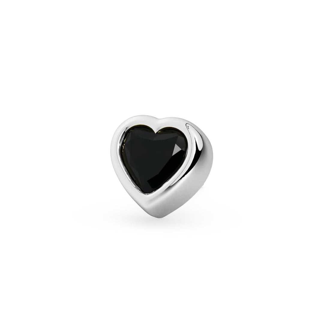 Gem Heart Piercing Stud End