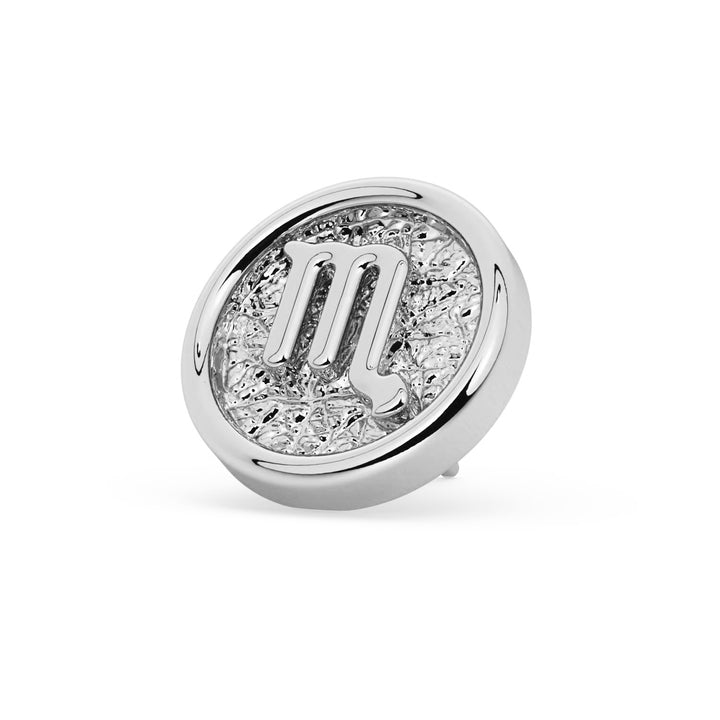 Scorpio Zodiac Flat Back Stud