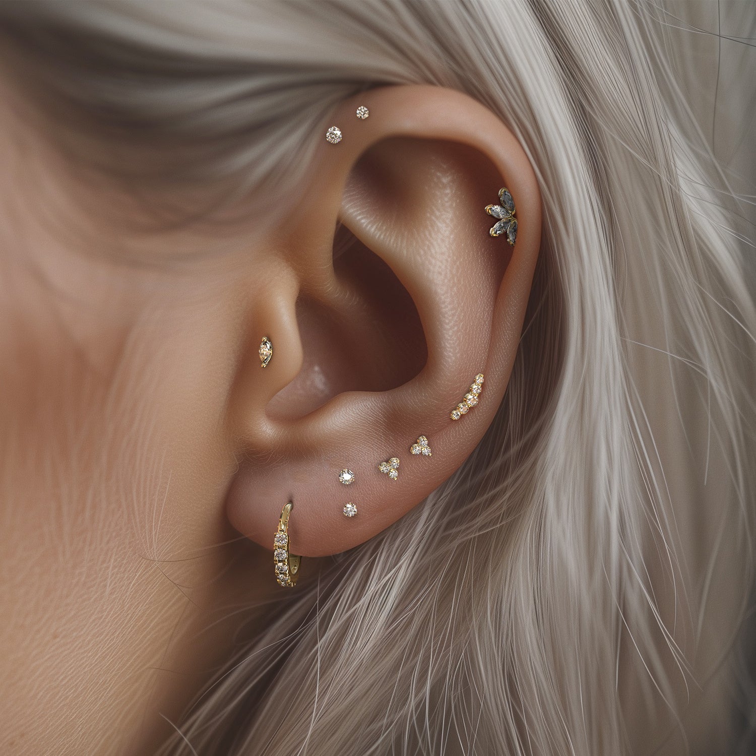 Explore Luxury Gold Helix Earrings FreshTrends