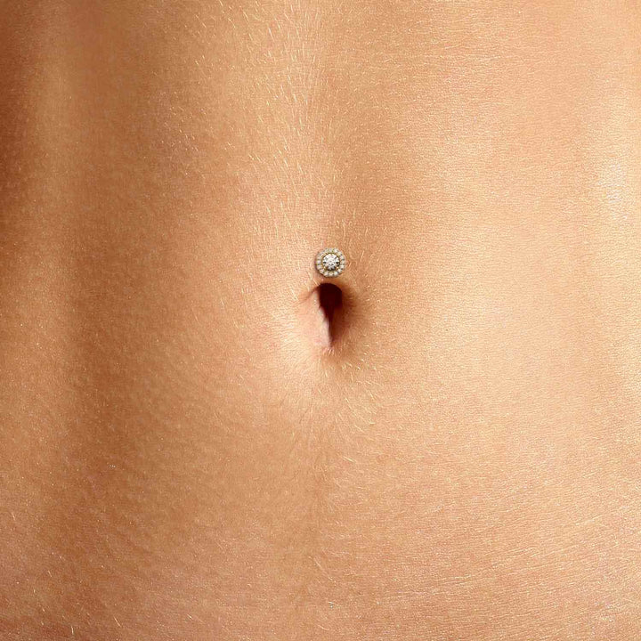 La Reina Floating Navel Ring