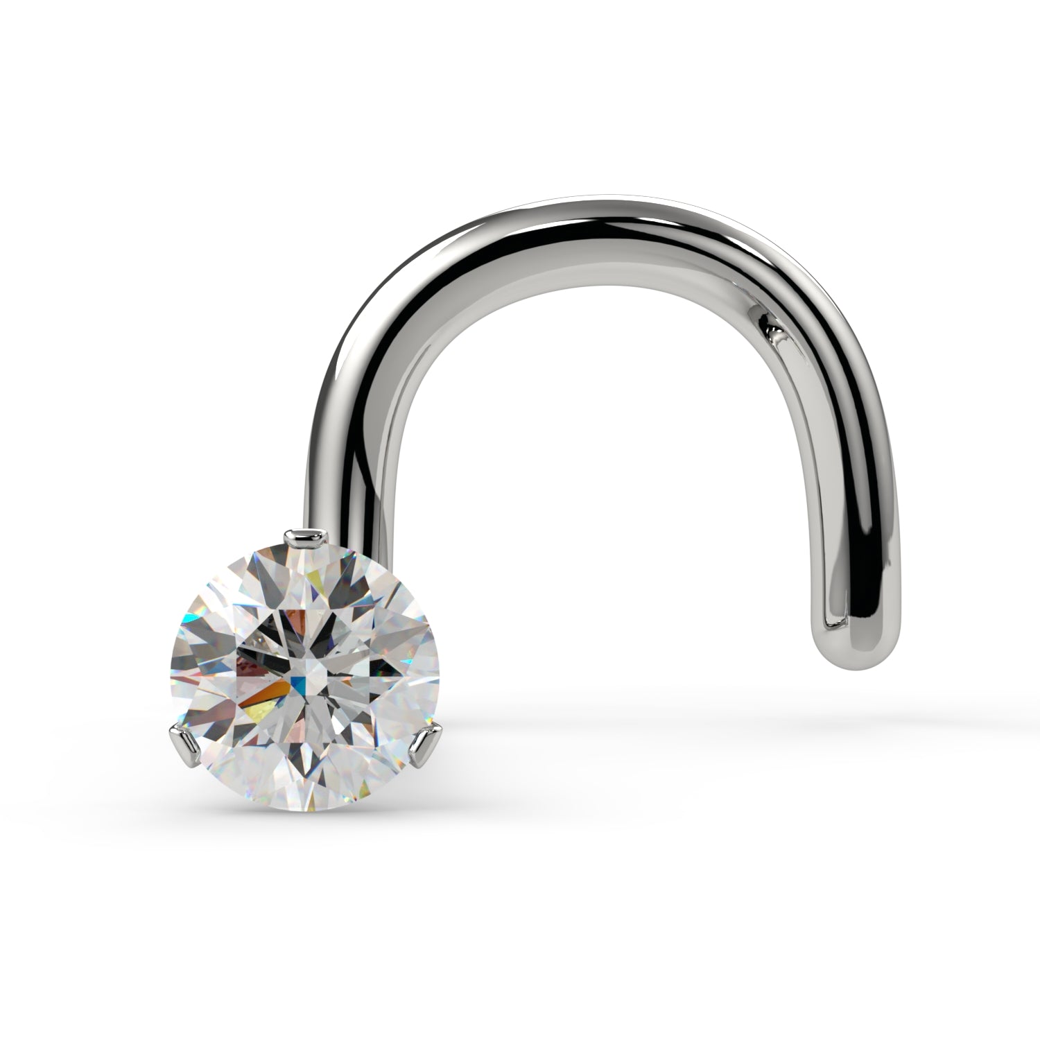 14K Gold, Diamond & Platinum Nose Rings | FreshTrends