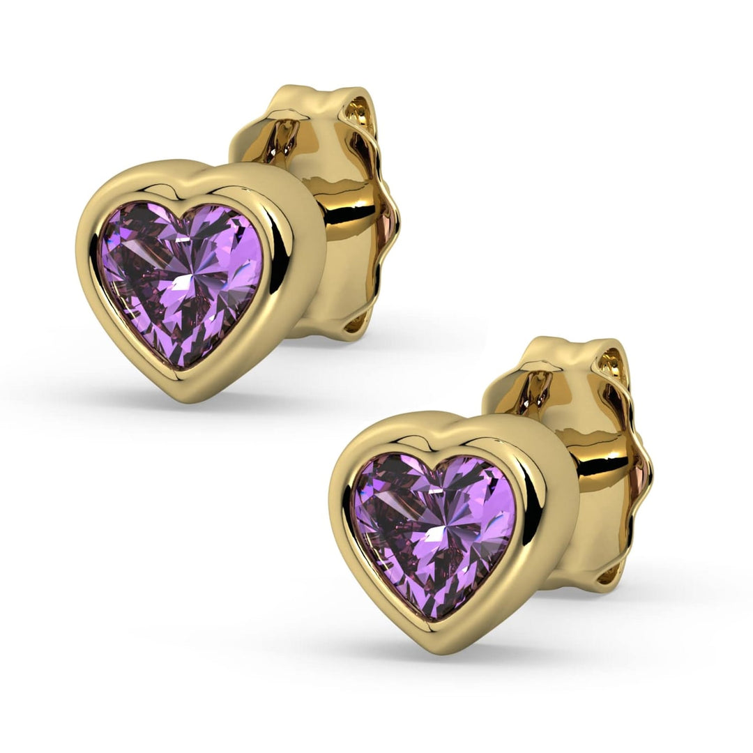 Gem Heart Earring