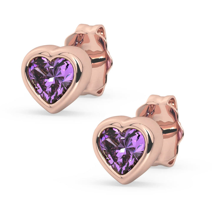 Gem Heart Earring