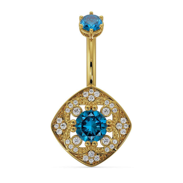 Fleur de Chance Navel Ring