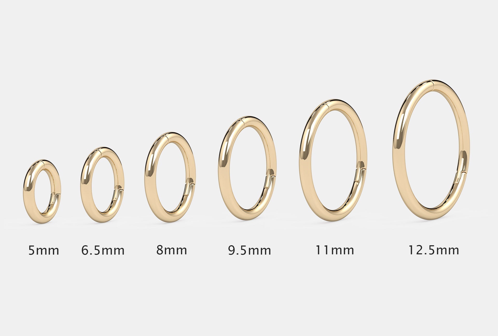 Buy 14K 18K 24K Solid Rose Gold Platinum Nose Ring Online in India - Etsy