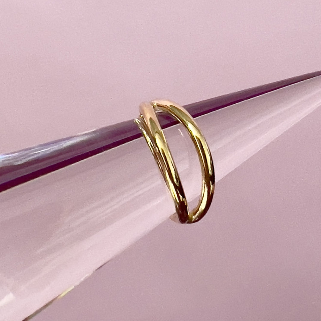 Double Split Seam Ring