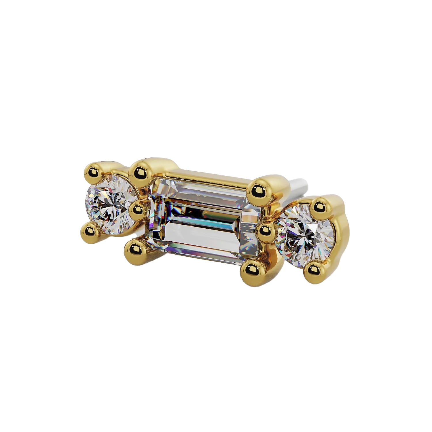 Eliza Diamond Piercing Stud End – FreshTrends