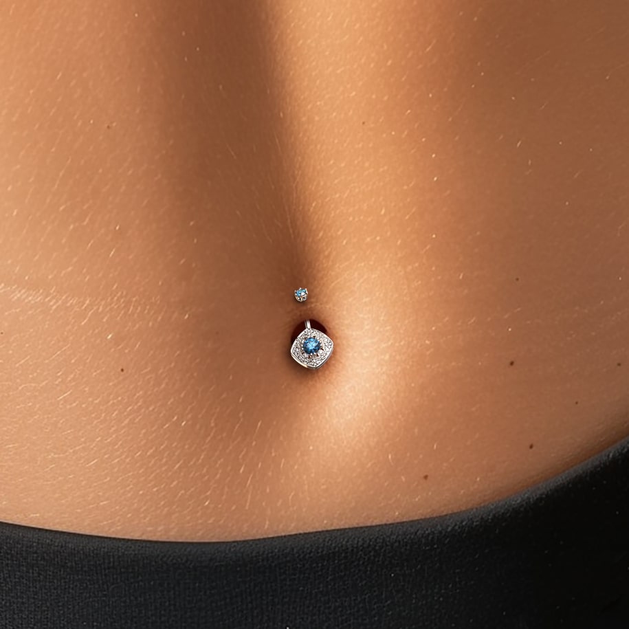 Fleur de Chance Navel Ring