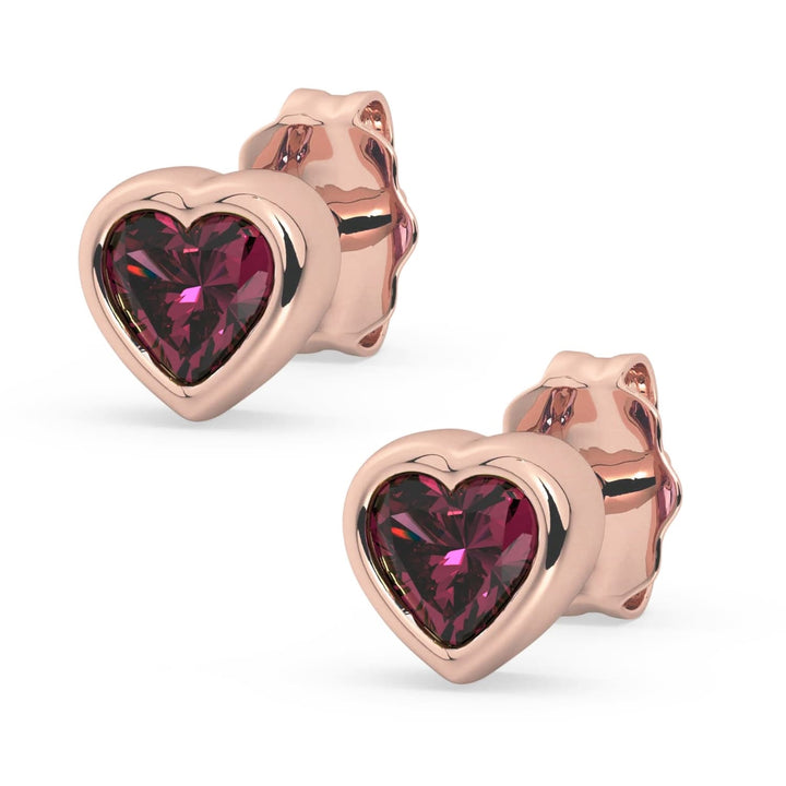 Gem Heart Earring