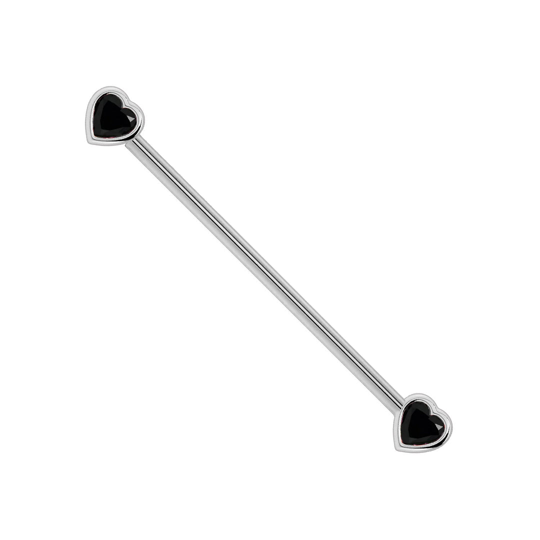 Onyx Heart Industrial Barbell