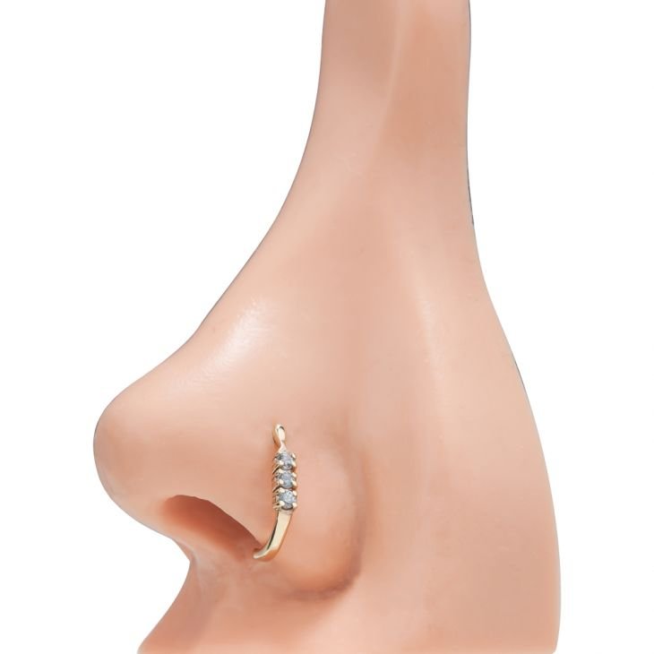 18G Nose Rings Hoop Surgical Steel Nose Hoop Rings Septum Rings Pierci