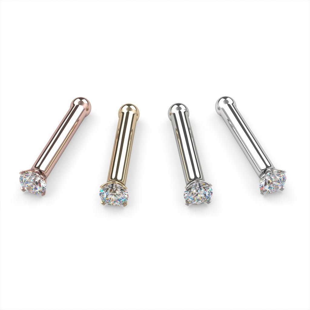 Diamond nose hot sale piercing men