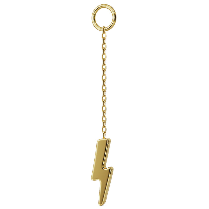 Tiny Lightning Bolt Chain Accessory (5mm)