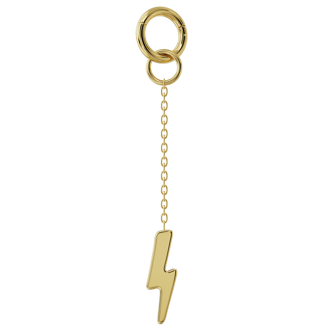 Tiny Lightning Bolt Chain Accessory (5mm)