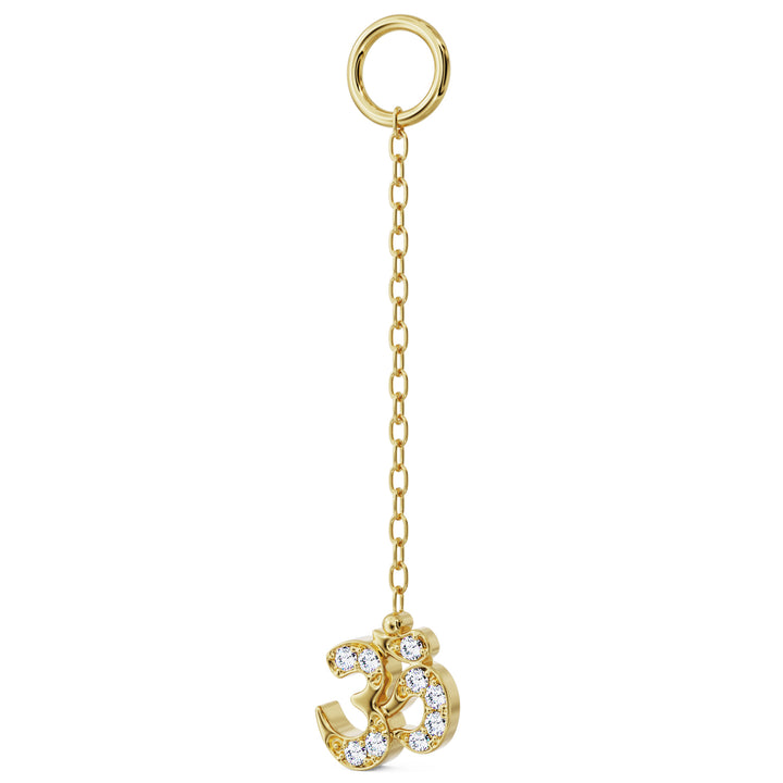 Om Diamond Chain Accessory