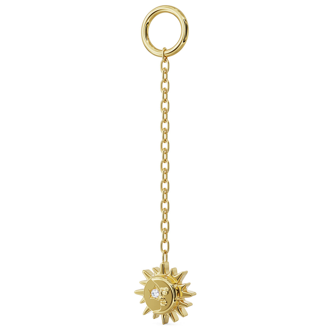 Sun & Moon Diamond Chain Accessory