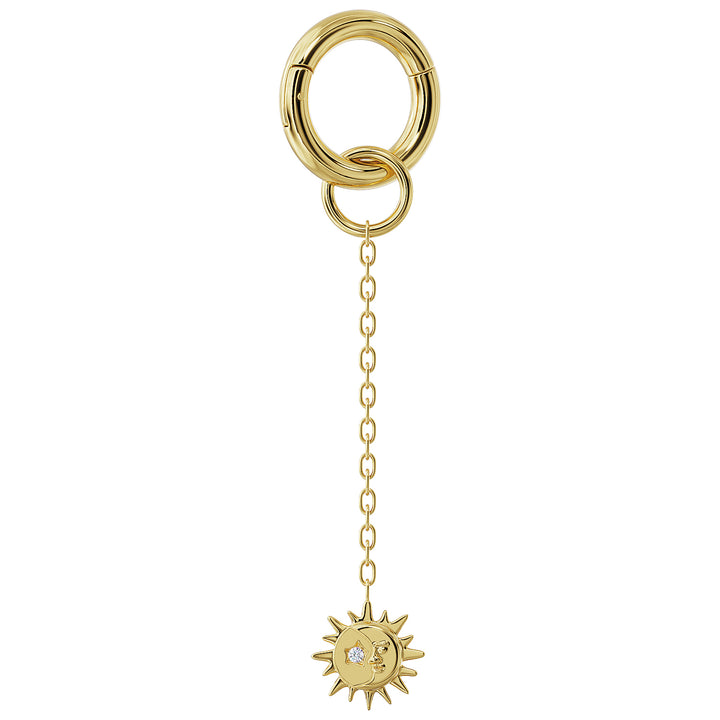 Sun & Moon Diamond Chain Accessory