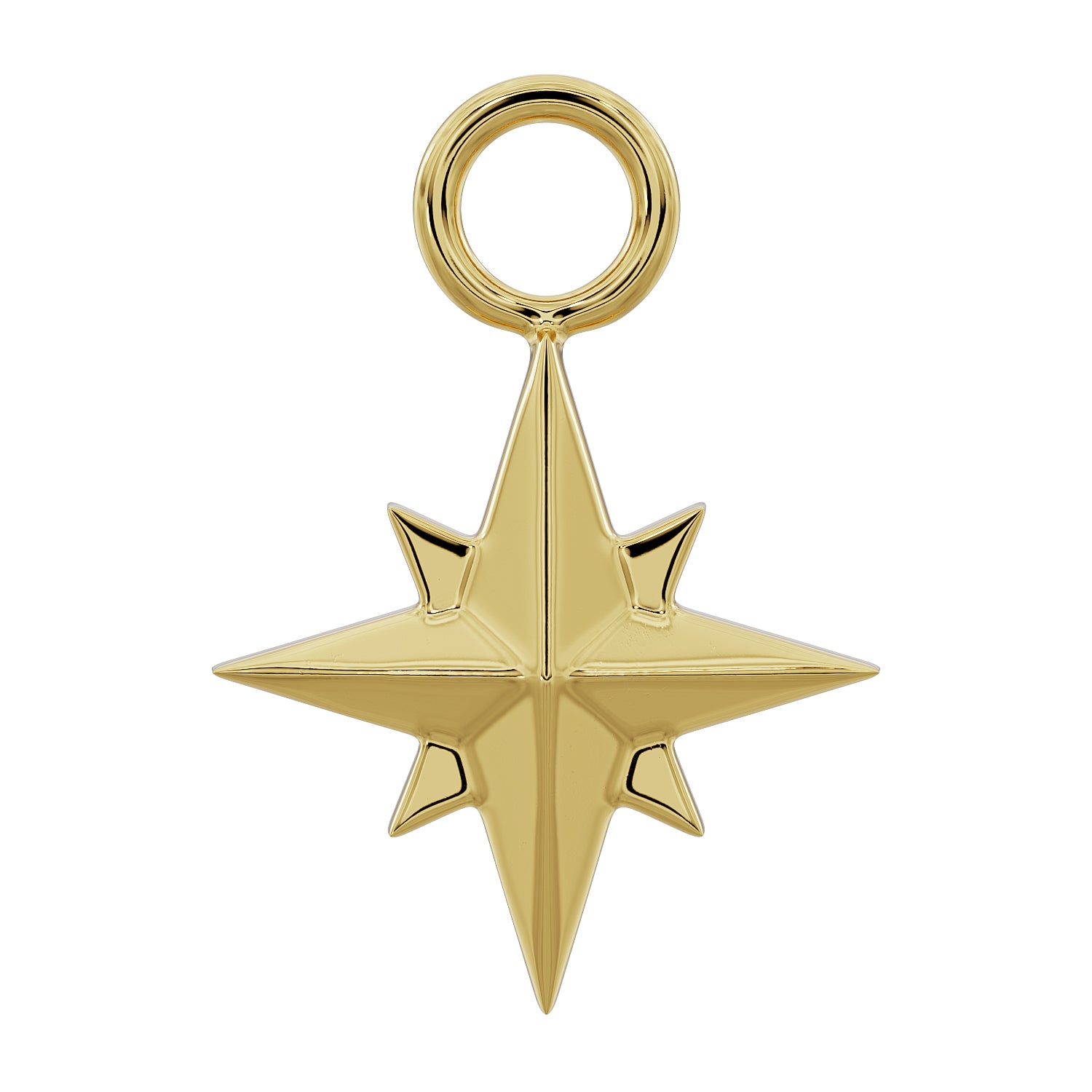 North Star Charm Accessory for Piercing Jewelry