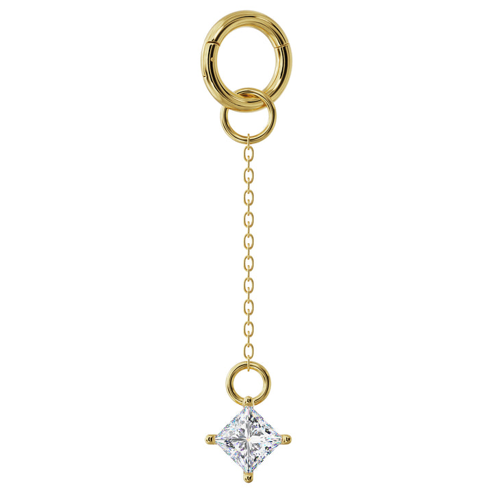 Princess Diamond or CZ Chain Accessory