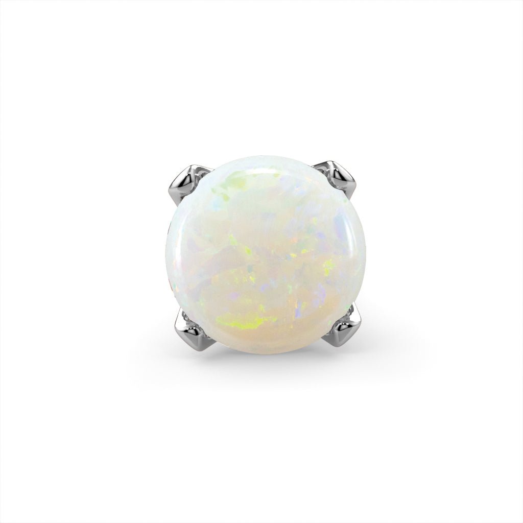 9ct Solid Gold Opal Nose Stud | Seol + Gold