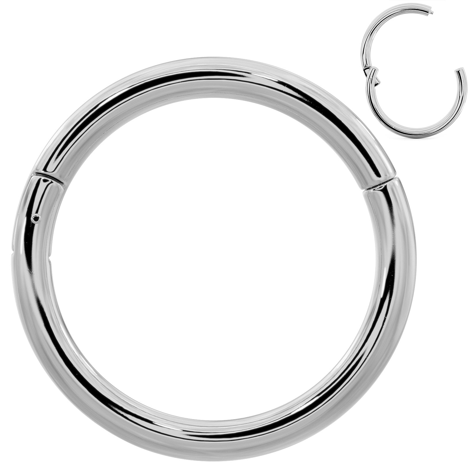 Basic nose ring made of pure titanium - Nickelfree
