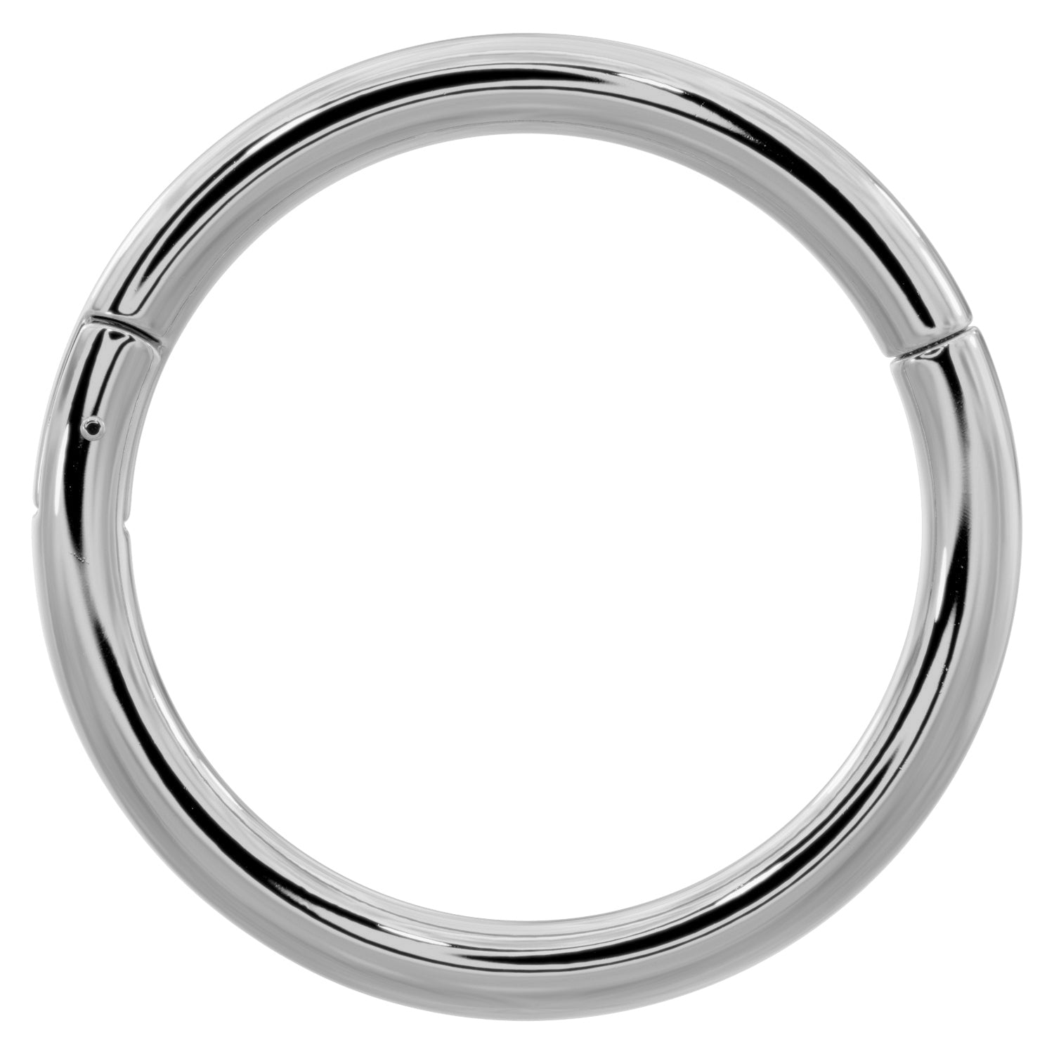 Platinum Plain Hoop Clicker Ring – FreshTrends